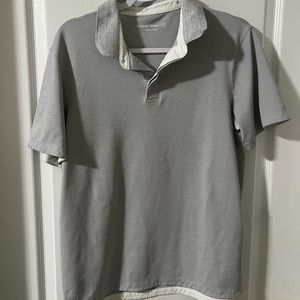 Outdoor Voices Men’s Polo Shirt Grey (Medium)